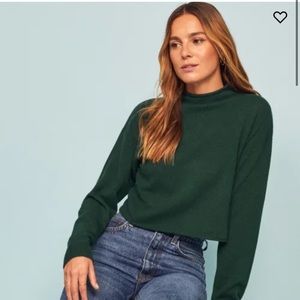 Reformation Cropped Cashmere Turtle